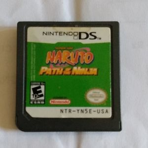 NINTENDO DS GAME NARUTO PATH AND NINJA